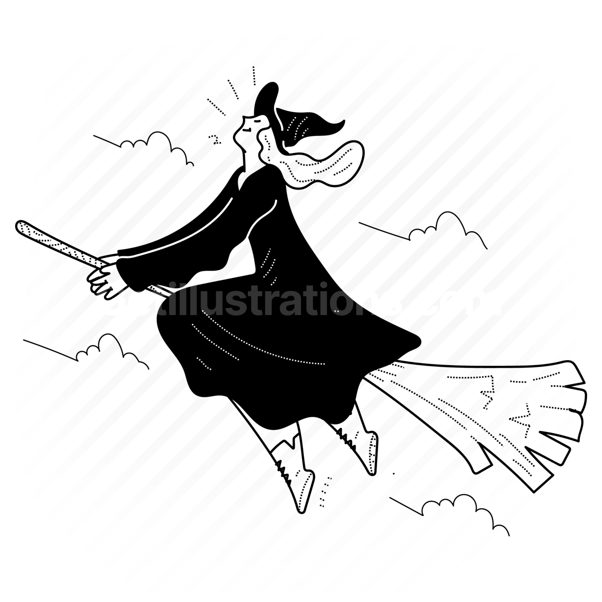 halloween, witch, scary, spooky, season, broomstick, costume